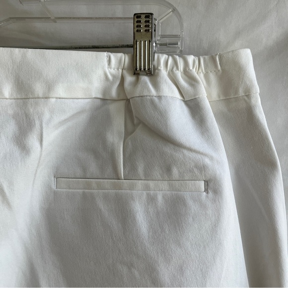 Talbots Hampshire Ankle straight leg sits at waist white trousers, Size 18W, NWT - Picture 6 of 11